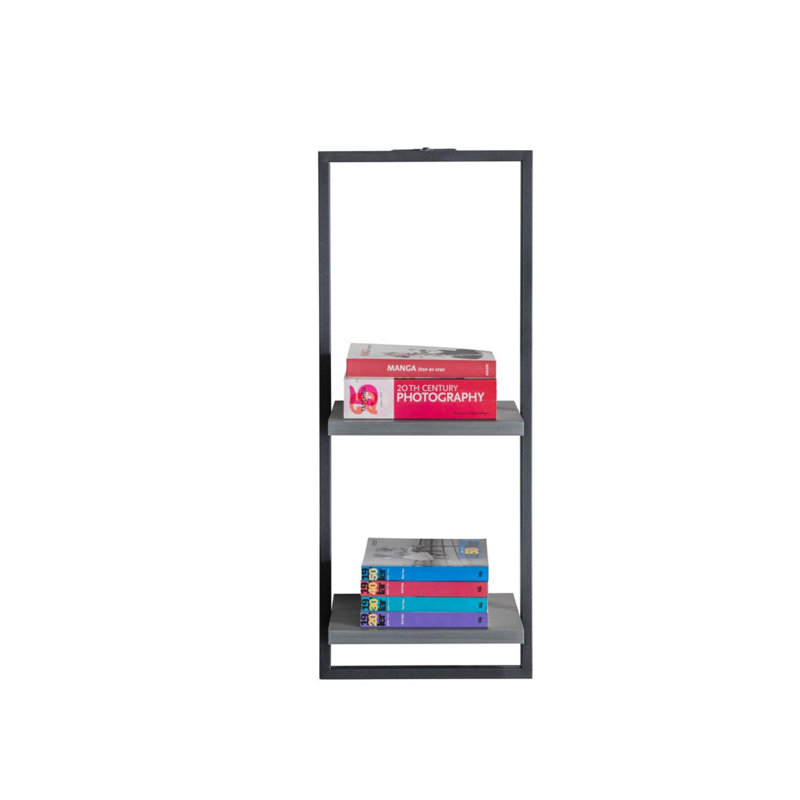 Locelso Floating Shelf, Black/Grey
