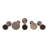 Decorative Mango Wood Candle Sticks Holders - Modern Tabletop And Floor Candle Holder For Home Accents, And Centerpiece Display - Set Of 5, 22"