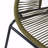 Outdoor Patio Loveseat, Green PE Wicker-1067803481