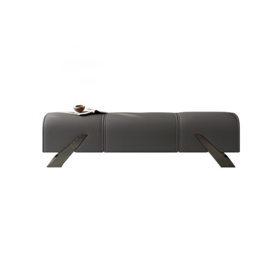 Genuine Leather Upholstered Bench