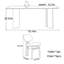 Retro rectangular dining table-581199675