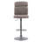 Palmer Swivel Upholstered Adjustable Height Counter Stool with Metal Frame-467704722