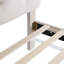 Upholstered European Single Metal Drawers Bed