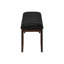 Banc, rectangulaire 48 po, salle à manger, couloir, entrée, revêtement, bois, bois massif brun, aspect cuir noir, transitionnel-744052528