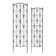 Set of 2 Garden Arch Trellis - Fencing for Climbing Vines, Roses, Potted Plants, and Flowers