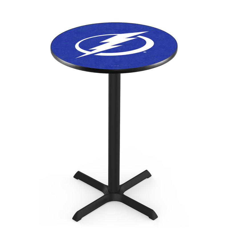 NHL Pub Table, Tampa Bay Lightning, 36" H x 30" L x 30" W