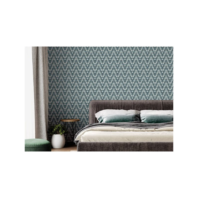 Pamperlone 10m x 60cm Wallpaper Roll, Teal