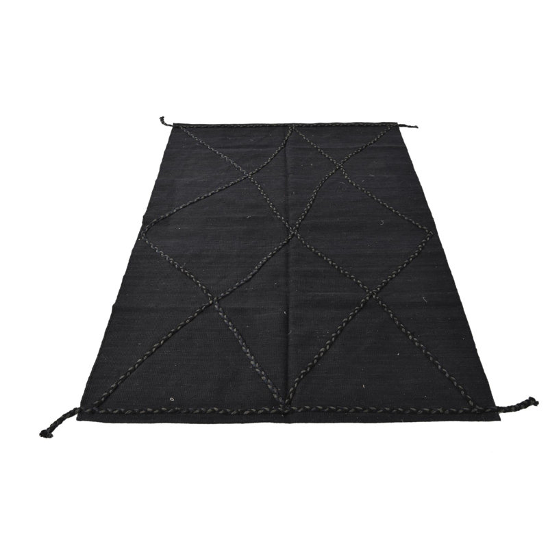 Tapis noir Jessen