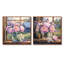 Blush pivoine et lavande - mélange de bouquets assortis - art mural traditionnel sur toile, 2 pièces-1990873089-1990873592-1990873594