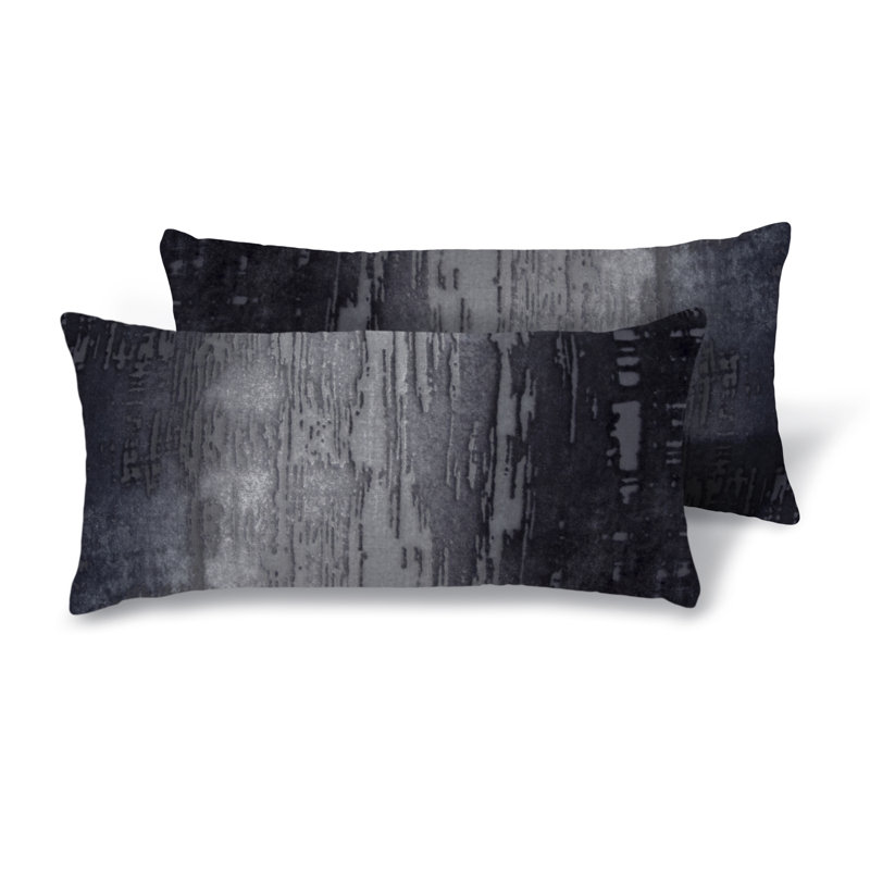 Brushstroke Rectanlge Pillow Cover & Insert, Copper Ivy