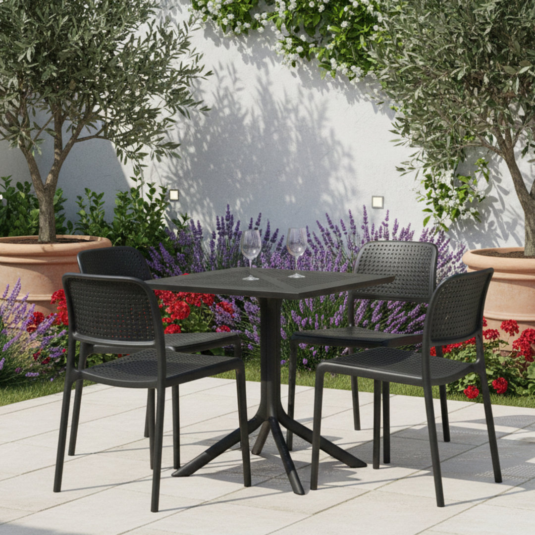 4 - Person Patio Dining Set with Square Table