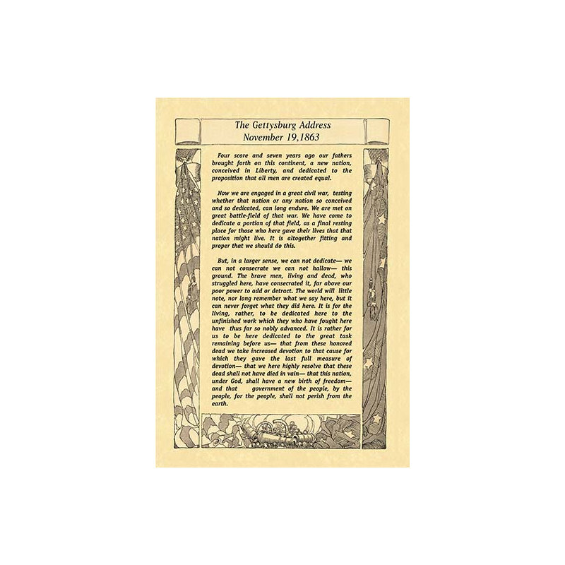 « the gettysburg address », art textuel