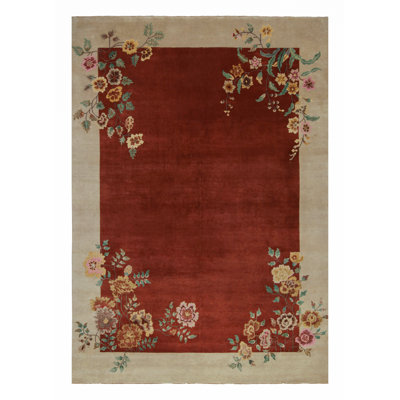 Wool Floral Area Rug