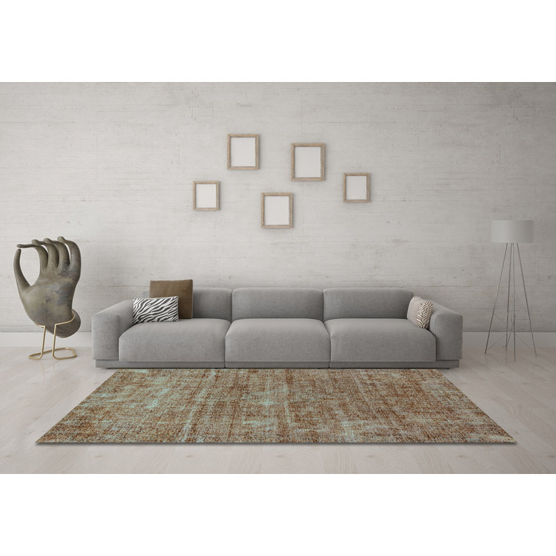 Xintong Performance Abstract Indoor Rug, Square 6'