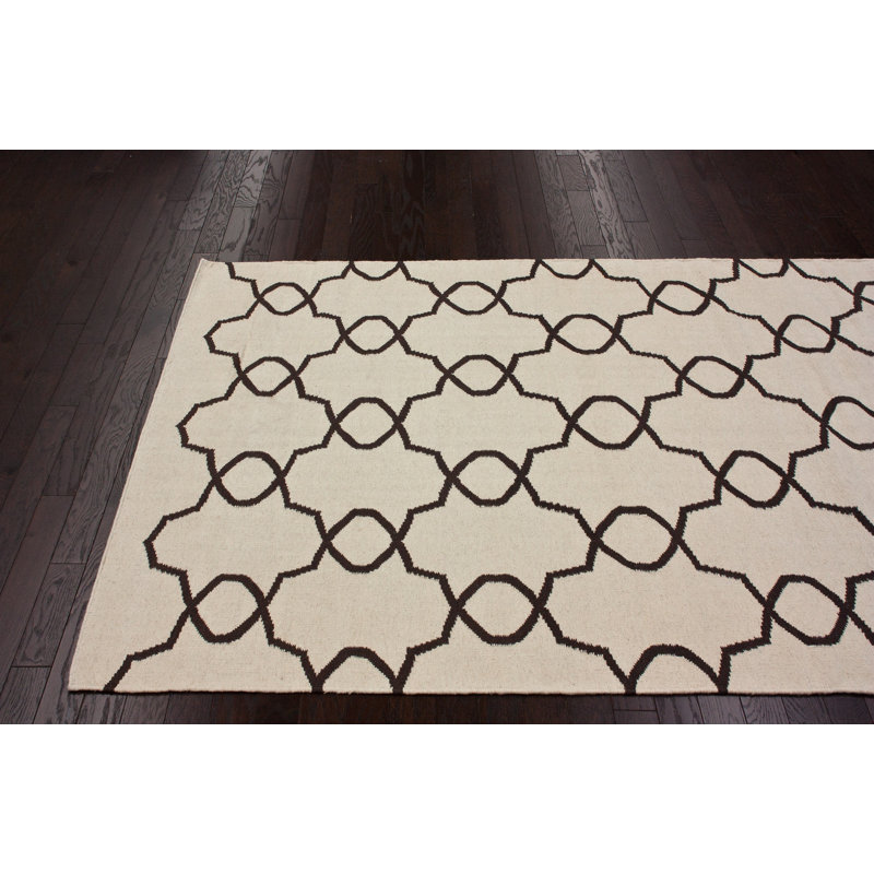 Marbella Wool Geometric Indoor Rug, Rectangle 5' x 8'