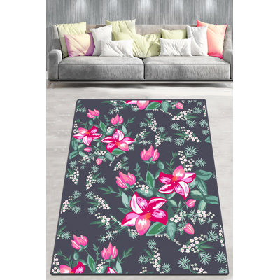 Sharpe Begonvil Grey/Pink Rug