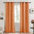 Thermal Insulated Room Darkening Grommet Curtain Panels (Set of 4)-106667155-106667182
