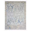 Hand Knotted Wool/Silk Oriental Area Rug in Ivory/Blue/Gray-1243185528-1258852819