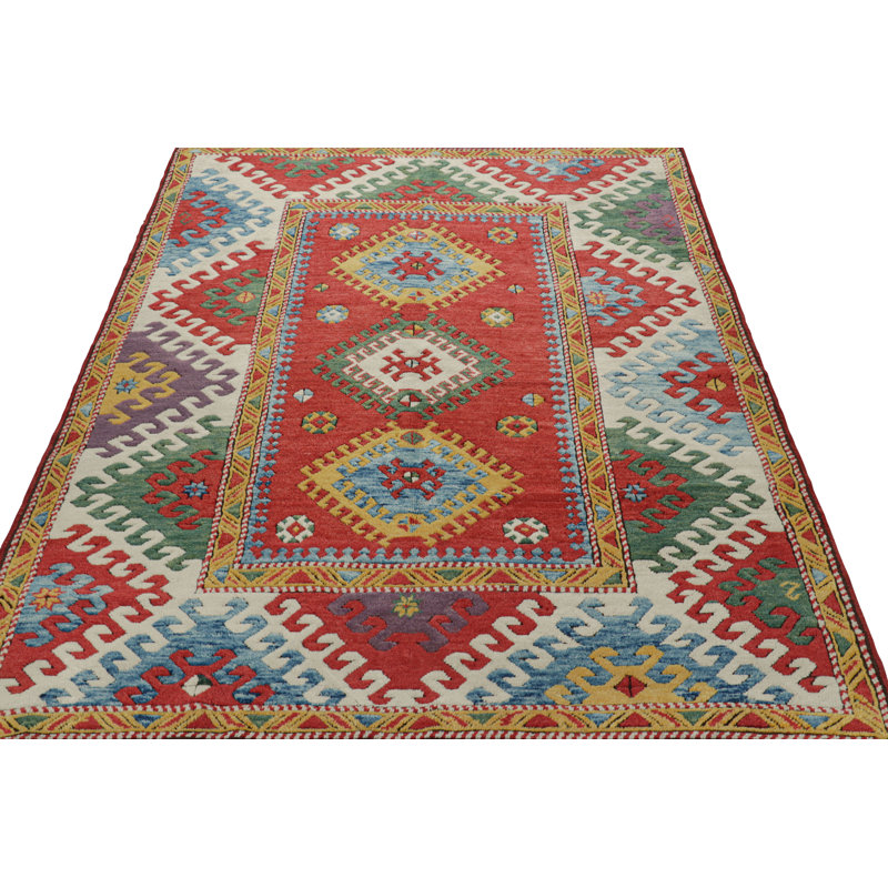 One-of-a-Kind 5’x7 Hand Knotted Area Rug