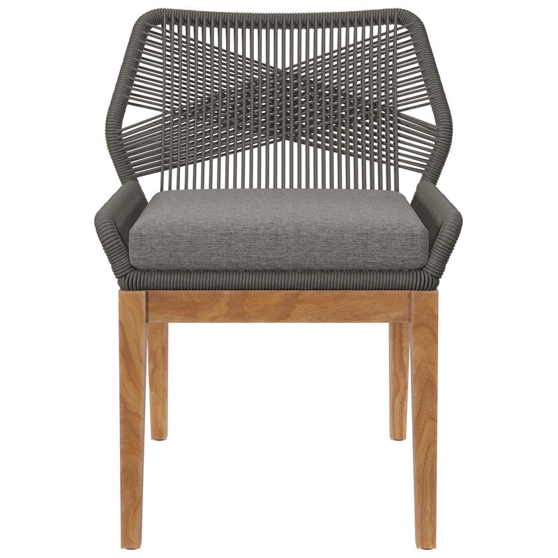 Chaise de patio Modway Wellspring, Graphite, gris