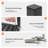 Aluminum Square Side/End Table-657987867