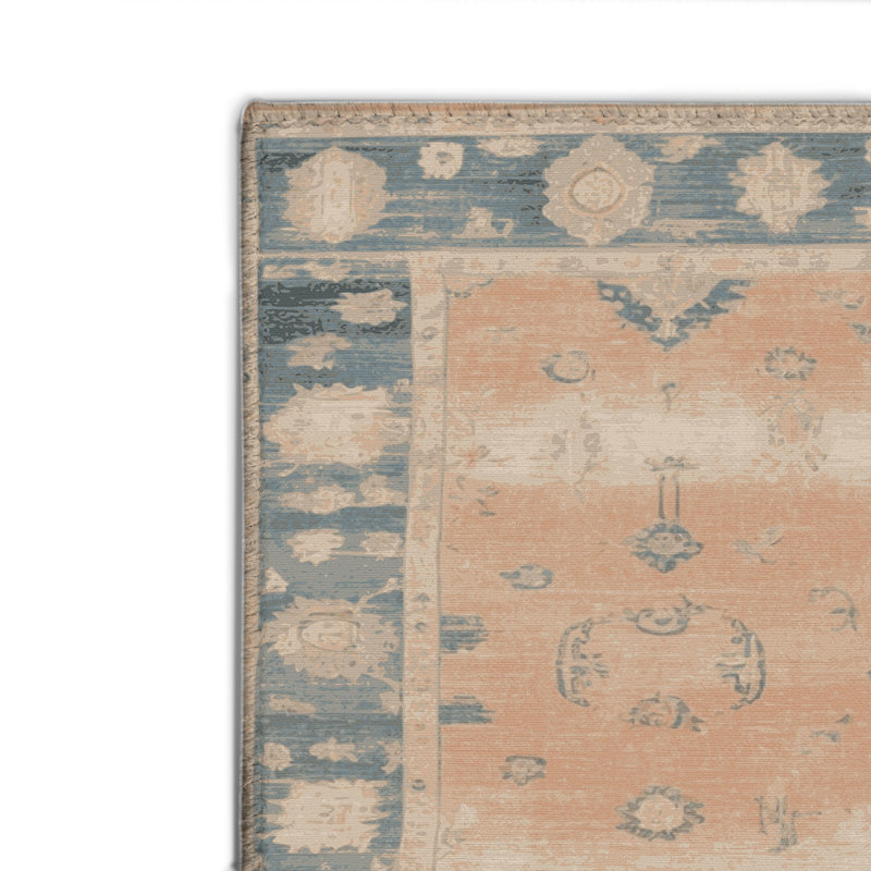 Tapis intérieur et extérieur brun Overdyed, Rectangulaire 2 pi x 3 pi