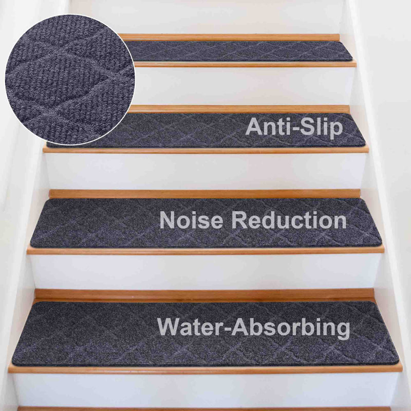Non-Slip Stair Tread, Light Grey
