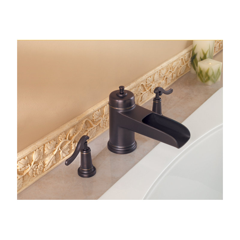 Ashfield Deck Mounted Roman Tub Faucet Trim, Tuscan Bronze