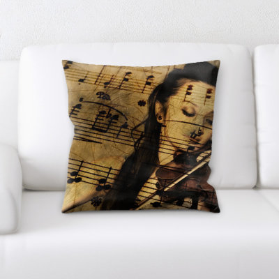 Microsuede Throw Pillow