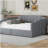 Fabric Sofa Bed with Under-Storage, Full Size-513784703