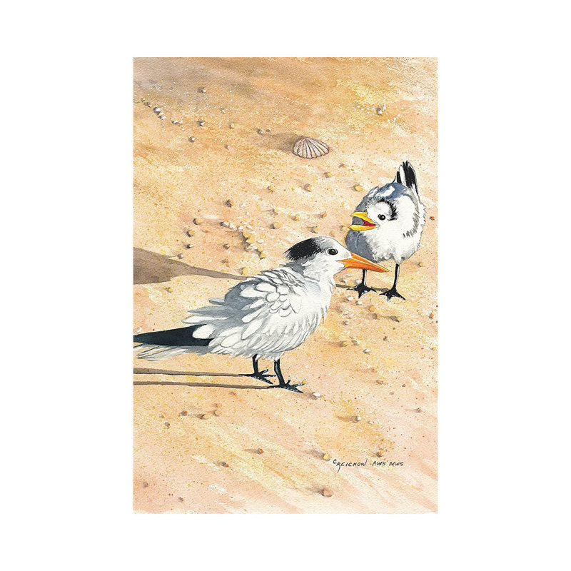 Did You Hear Me by Christine Reichow - Wrapped Canvas Painting, 20.32 cm H x 30.48 cm W
