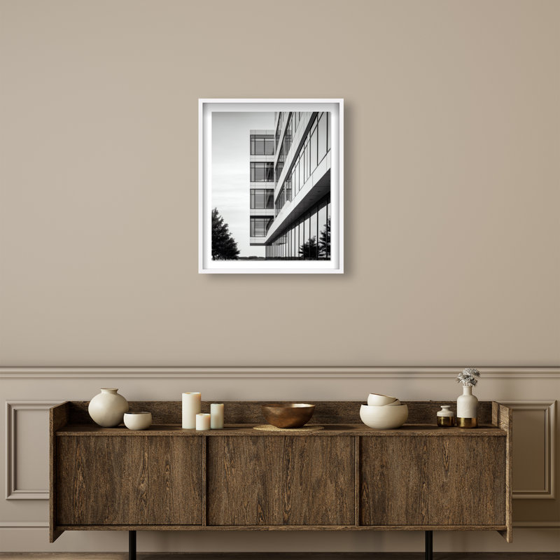 Glass Labyrinth II Print by Oliver Gal, 25.5"H x 31.5"W, White Shadowbox