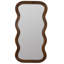 Frances Wavy Solid Wood Beveled Mirror