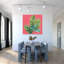 Île Botanica II, plante abstraite vibrante, art mural tropical-133972603