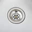 VidaXL Kitchen Sink Undermount Sink with Strainer Stainless Steel Sink Square-63662350