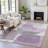 Machine Washable Indoor/Outdoor Xhevrie Purple Rug-112122714