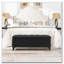 Repose-pieds 47,5 po, banc de rangement en lin-737515128