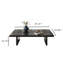 Table basse de 47 po en bois, table basse rectangulaire-23064475-30386620