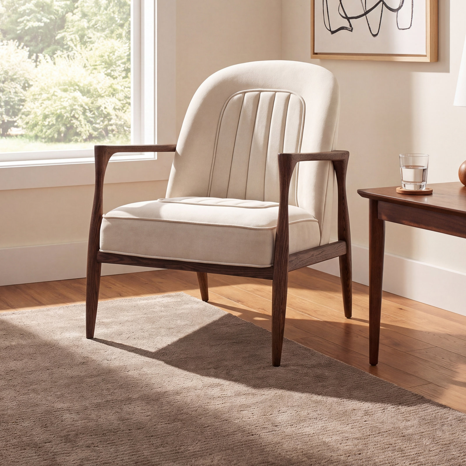 Paris Accent Chair, Brown