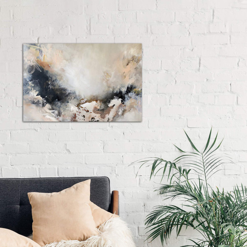 « looked glass » par sana jamlaney, reproduction d’art, H 8 po x l 12 po x P 0,75 po, Toile tendue