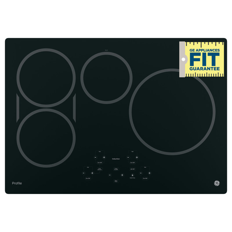 Range 30" Electric Cooktop with 4 Elements, Black