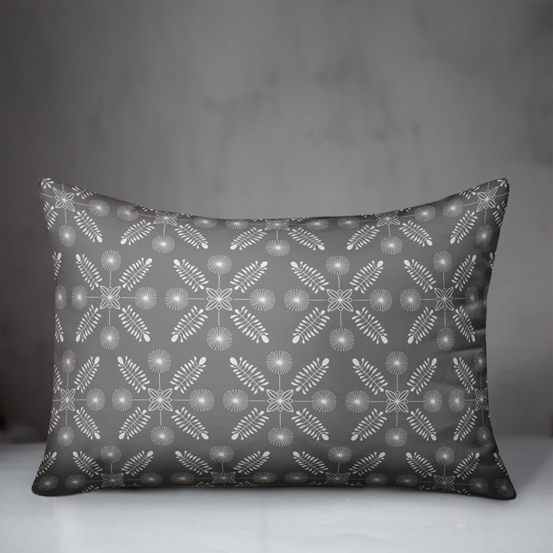 Coussin extérieur Meadow, Gris, H 18 po x l 25 po