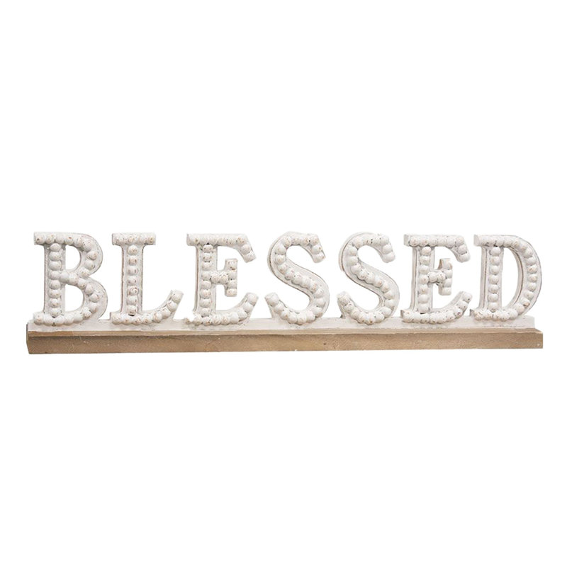 Amridean Letter Block Decorative Object