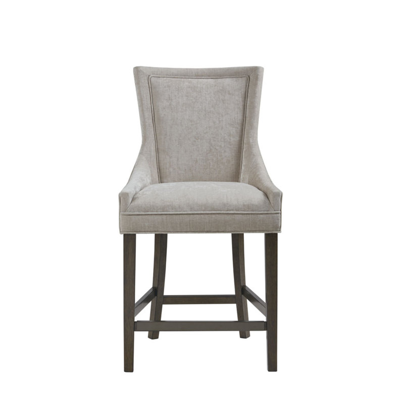Elegant Comfort Polyester Transitional Counter Stool For Dining Spaces