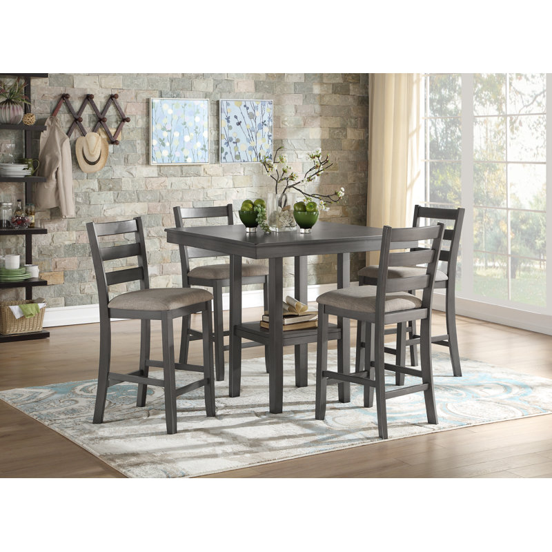Ensemble de 5 tables à hauteur de comptoir Steart