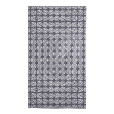 Nappe rectangulaire en polyester géométrique