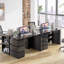 MDF Computer Desk with Built-In Electrical Outlet-497719378