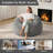 3ft Bean Bag Chairs for Adults Large Beanbag Chair with Chevron Plush Fur Cover Big Bean Bag Chair