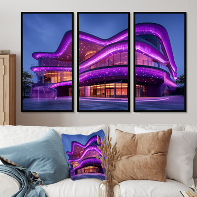 «Neon Lights», ensemble d'art mural