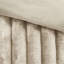 3 pièces d'édredon en fausse fourrure de couleur taupe pour un confort douillet et respirant, lavable à la machine